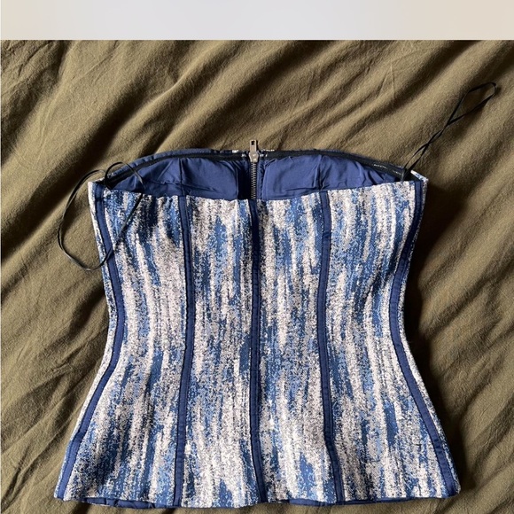 Beautiful Blue Corset Top from Micas - Picture 2 of 7